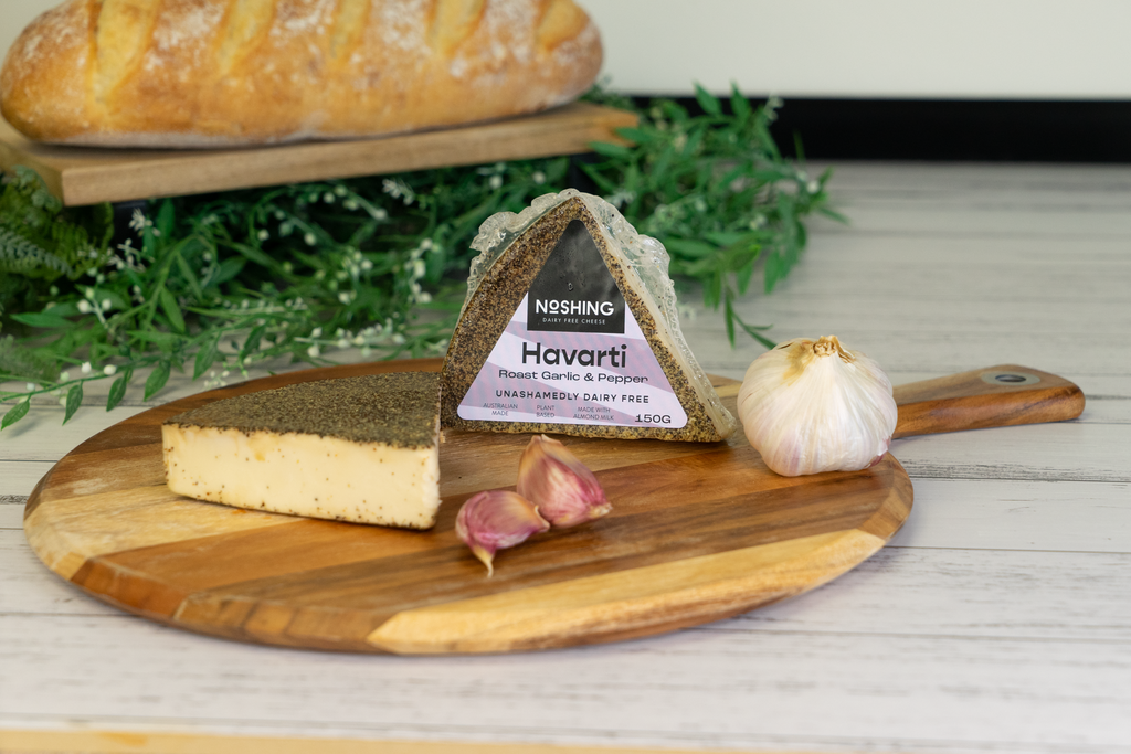 Havarti Roast Garlic Black Pepper 150g