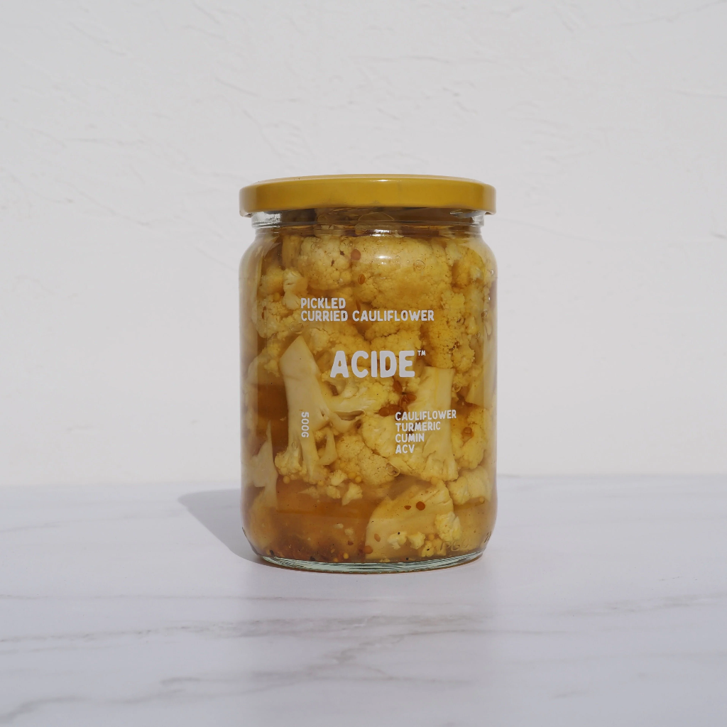 Acide Pickled Curry Cauliflower 500g