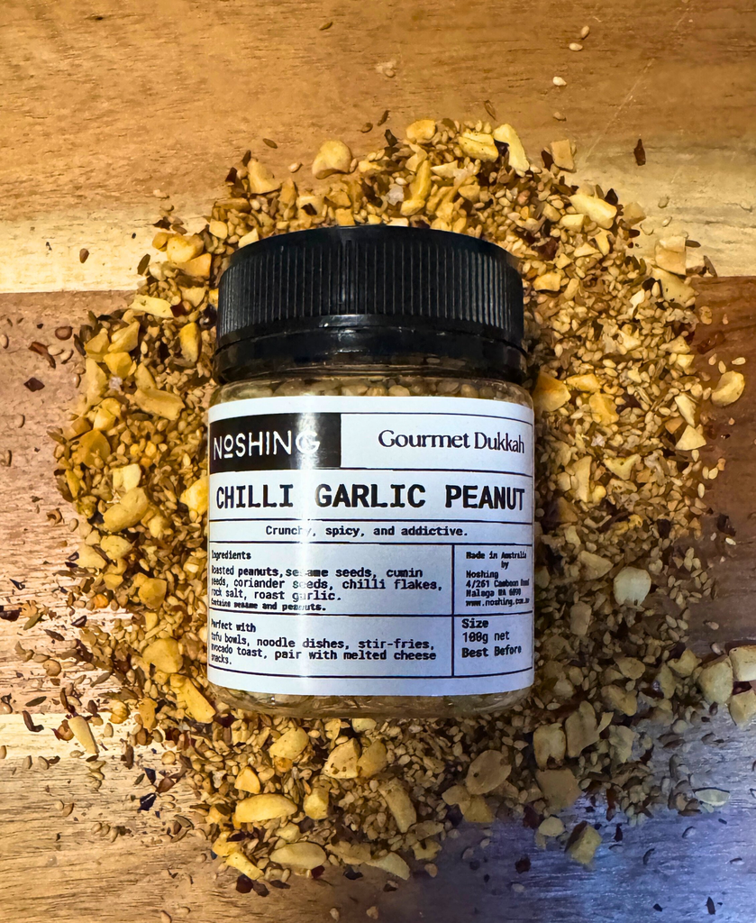 Chilli and Garlic Peanut Dukkah
