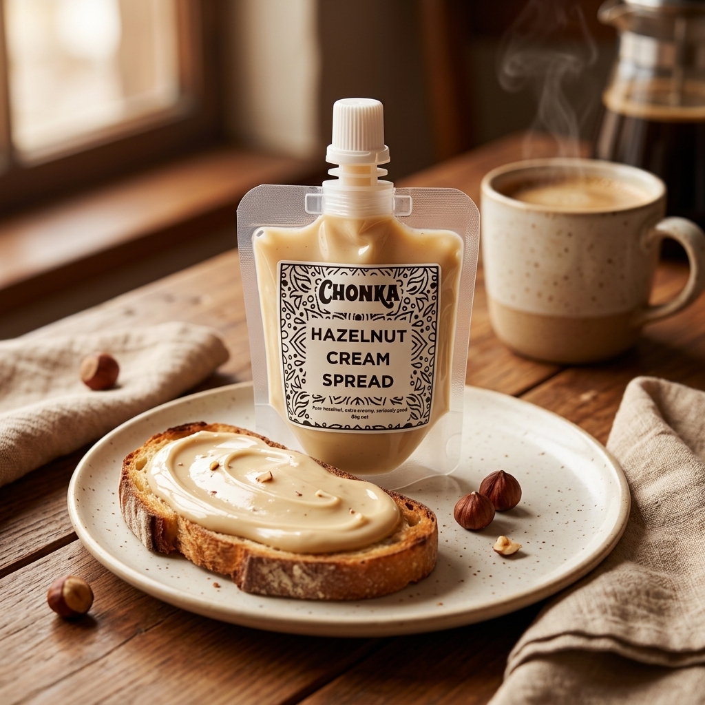 Hazelnut Cream Spread Pouch 65g