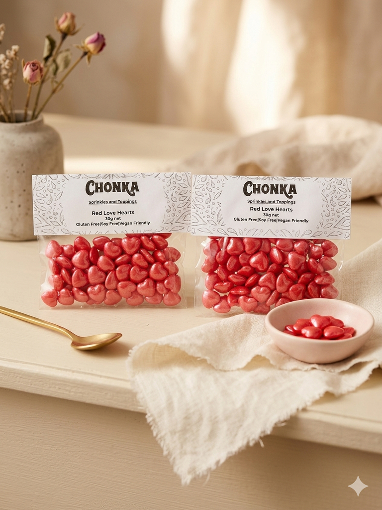 Red Candy Hearts 30g.