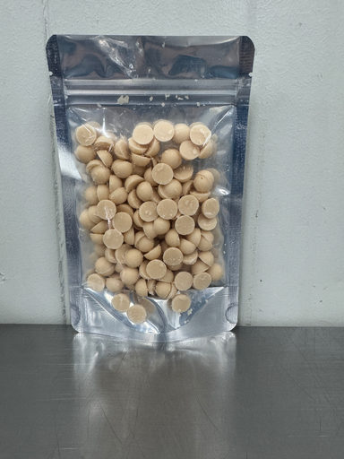 [CHIPS - WHITE CHOC CARAMEL] Caramel White Choc Chips 100g