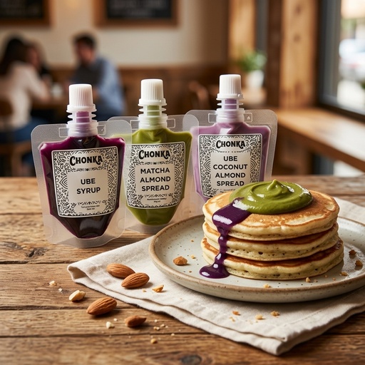 [SPREAD - MATCHA UBE TRIO] Matcha & Ube Dessert Trio 65g Pouches